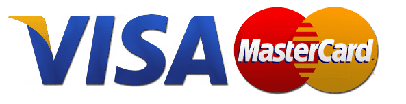 Visa and Mastercard accepted