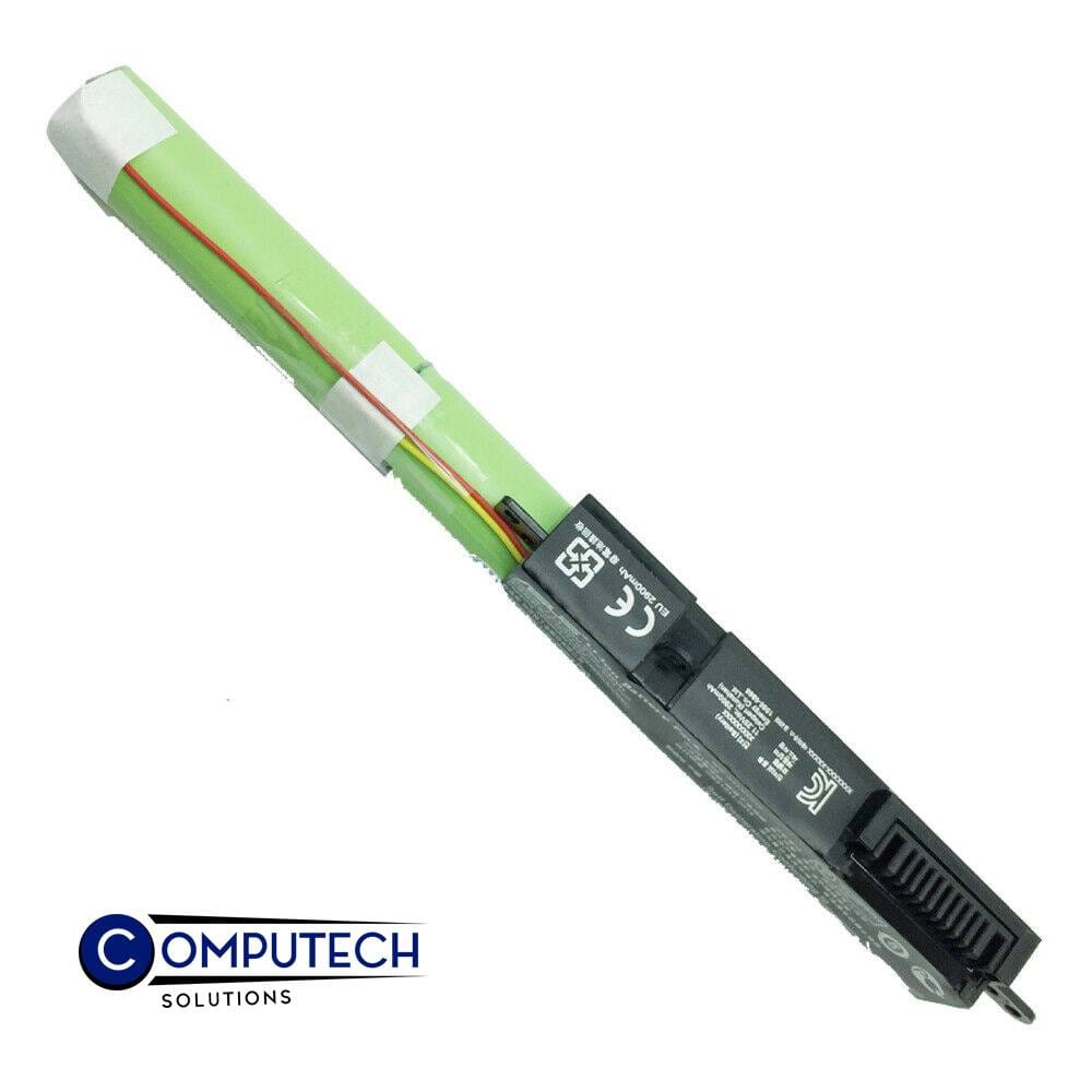 BATAS03501ABjpg ComputechSolutions A31N1519 replacement battery for Asus X540LA X540S X540SA X540SC A540 F540 R540LA, angled view with connector cable