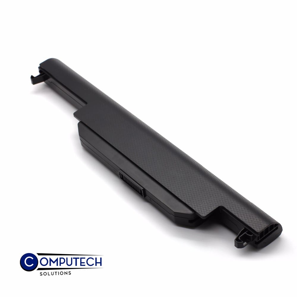 BATAS02001ABjpg ComputechSolutions A32-K55 replacement battery for Asus A55, A55a, A55vd, K55, K55a, K55n, A45 & more, angled view with connector cable