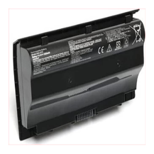 Asus replacement battery label showing part number and specifications, for Asus G75V G75VW G75VX G75VM