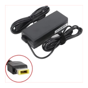 90W AC adapter for Lenovo laptops with rectangular tip