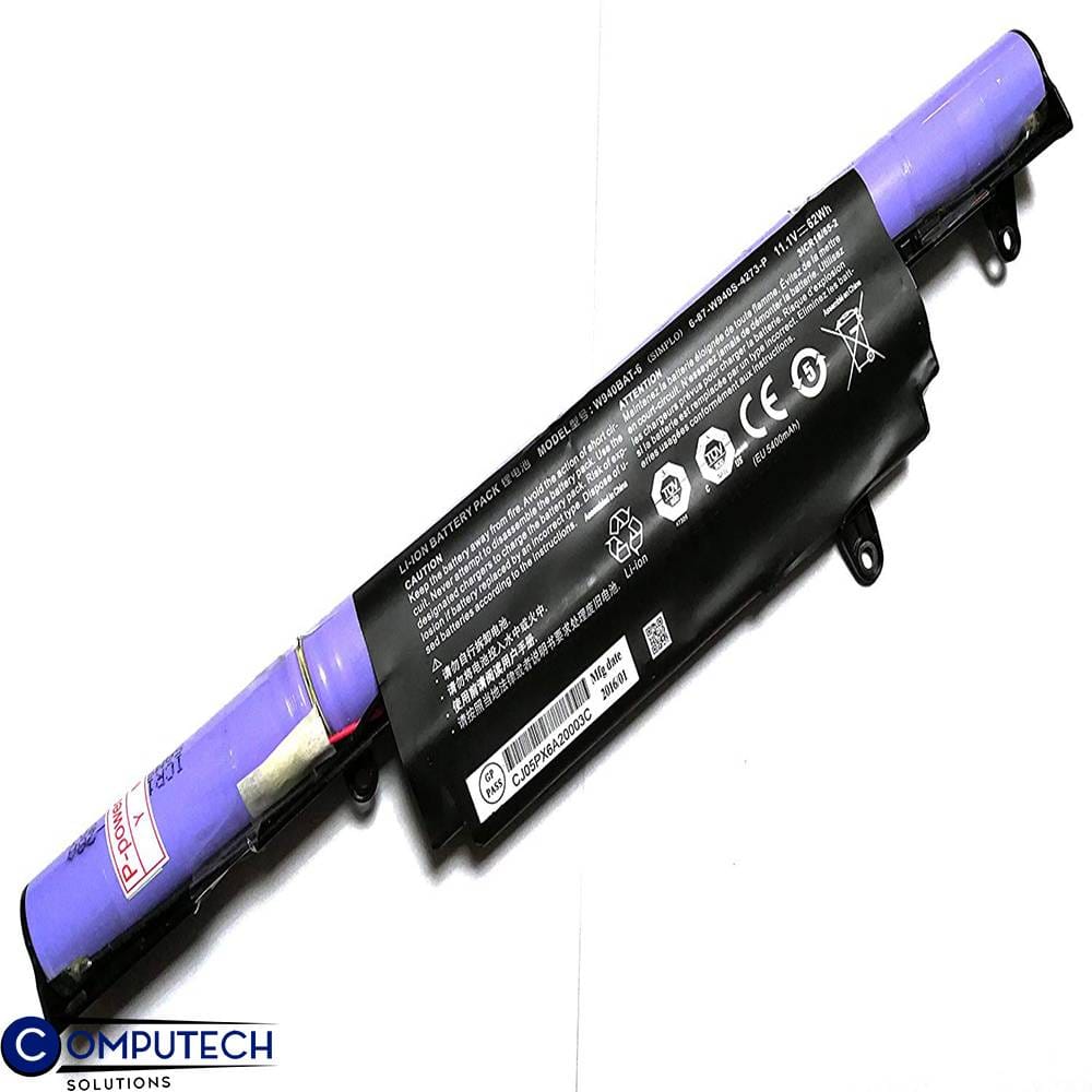 BATMEC02501DBjpg ComputechSolutions Mecer W940TU laptop battery – rear connector view
