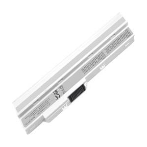 tnBATMSI00601AFjpg ComputechSolutions MSI Wind U90 U100 laptop battery (white) – front view