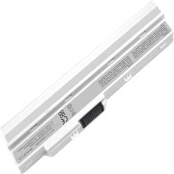 tnBATMSI00601AFjpg ComputechSolutions MSI Wind U90 U100 laptop battery (white) – front view