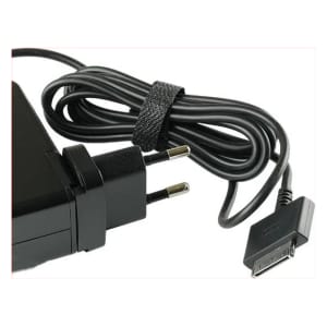 Charger for Acer Iconia Tab W510, 40-pin flat connector tip, front view