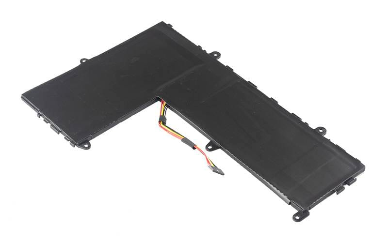 BATAS07001ABjpg ComputechSolutions C21N1414 replacement battery for Asus EeeBook X205T X205TA, angled view with connector cable
