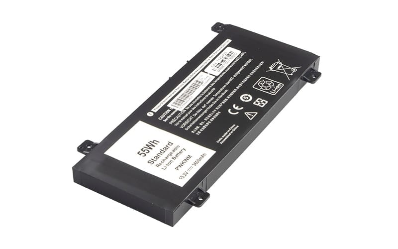 BATDL11201AFjpg ComputechSolutions Dell PWKWM laptop battery for Inspiron 14 7466 7467 – front view