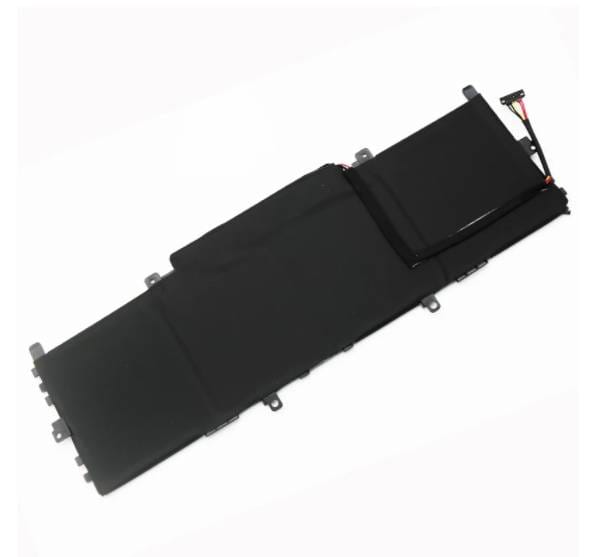 BATAS07901ABjpg ComputechSolutions replacement battery for Asus ZenBook 13 UX331UA UX331UN UX331FN, angled view with connector cable