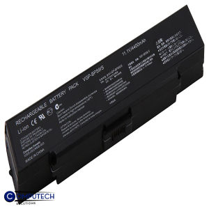 BATSY00901AF ComputechSolutions Sony VAIO VGN-CR13 laptop battery (VGP-BPS9/S) – front view