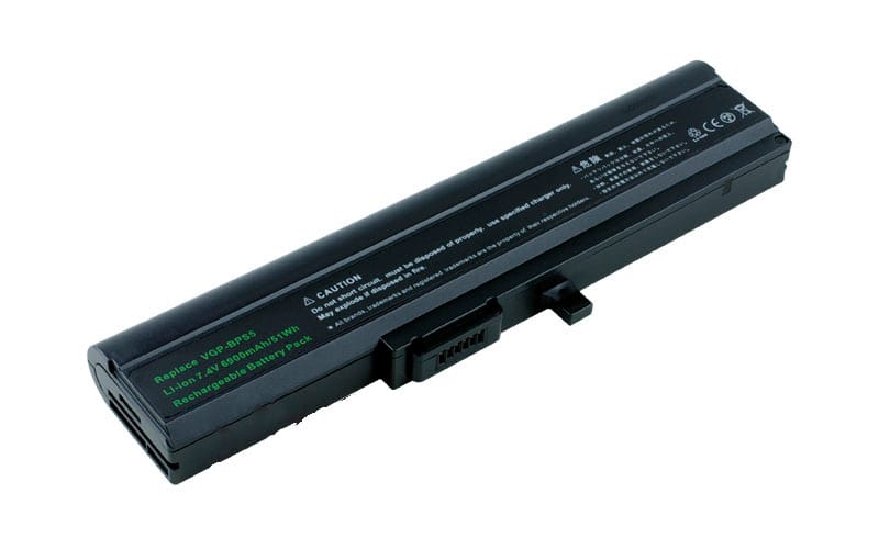 BATSY07001AF ComputechSolutions Sony VAIO VGN-TX25C laptop battery (VGP-BPS5) – front view