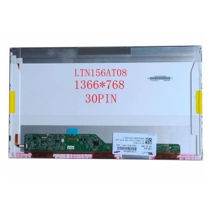 15.6" WXGA 1366x768 laptop LCD screen, 30-pin eDP connector, matte finish (LTN156AT08)