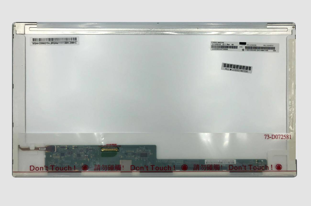 156 WXGA 1366x768 Laptop LCD Screen 30Pin eDP N156BGEE11 ComputechSolutions 15.6" WXGA 1366x768 laptop LCD screen, 30-pin eDP connector, matte finish (N156BGE-E11)