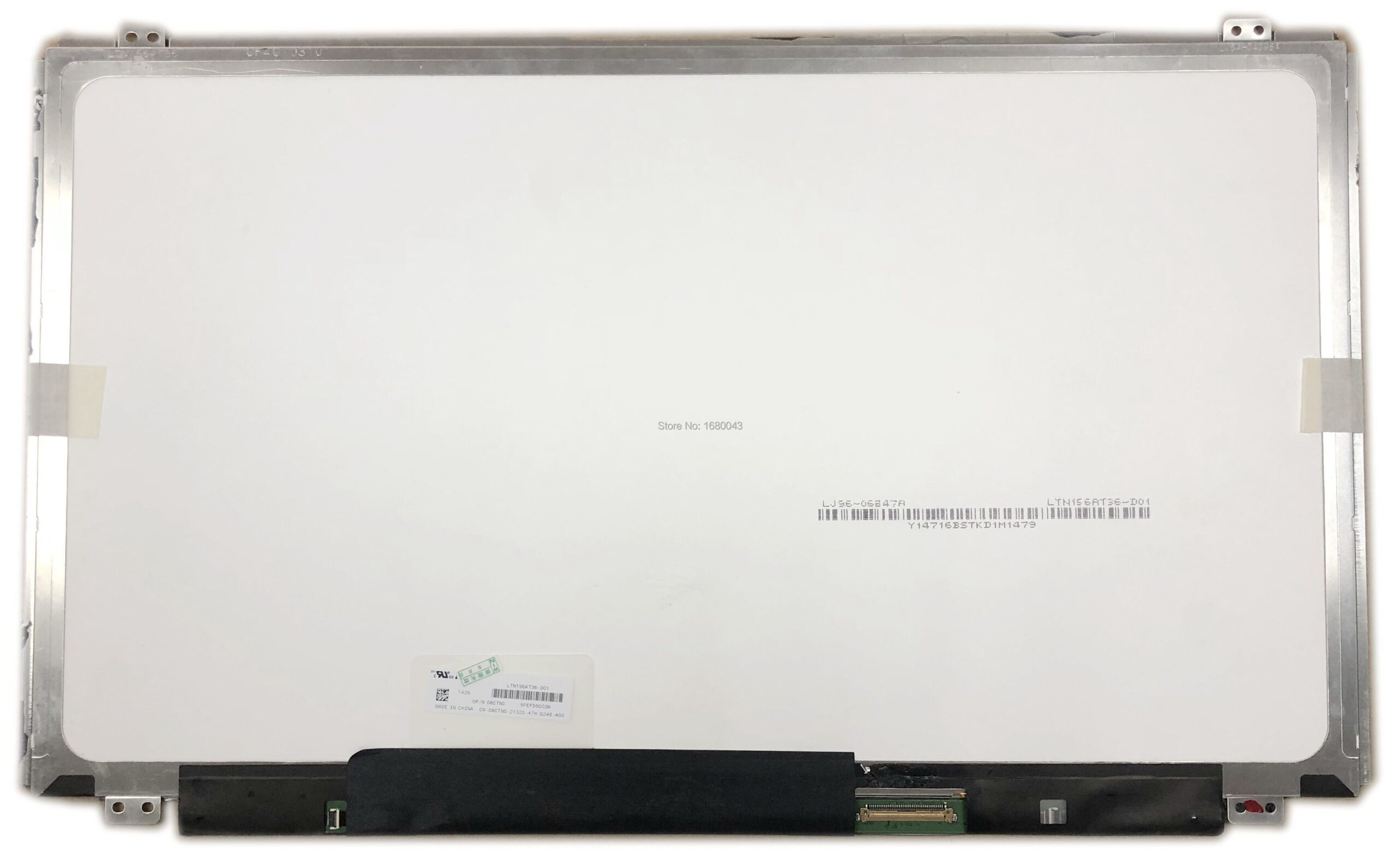 156 WXGA 1366x768 Laptop LCD Screen 40Pin eDP LTN156AT36D01 ComputechSolutions 15.6" WXGA 1366x768 laptop LCD screen with touch, 40-pin eDP connector, glossy finish (LTN156AT36-D01)
