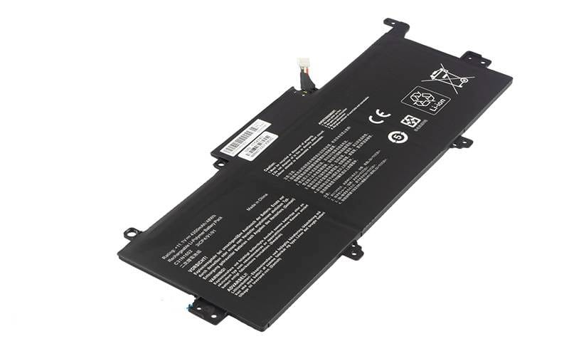 BATAS08001AFjpg ComputechSolutions C31N1602 Asus battery label showing model number and specifications, for Asus ZenBook UX330UA