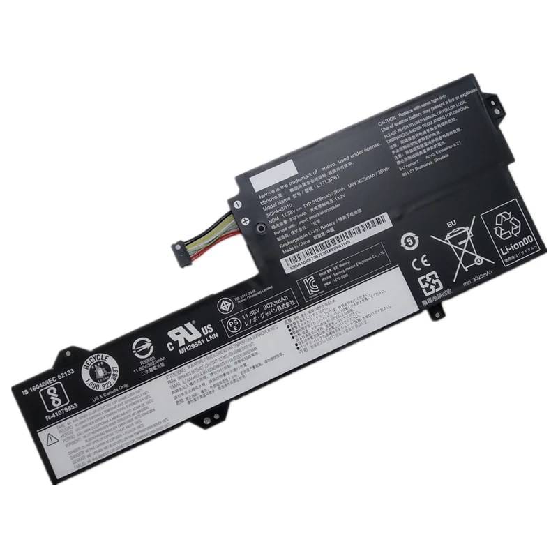 BATLEN08201AFjpg ComputechSolutions Lenovo L17L3P61 laptop battery for Yoga 720-12IKB, IdeaPad 320 (81AK) – front view