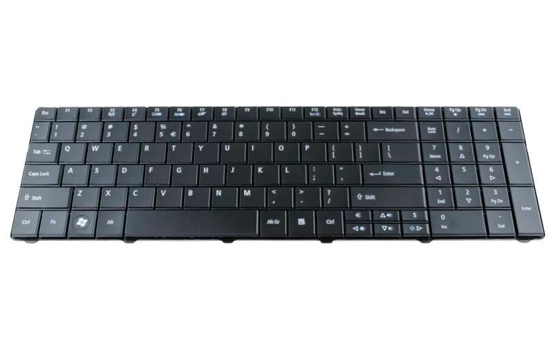 Acer PK130PI1B00 PK130PI2B00 Keyboard TravelMate 5740 TravelMate 5740G TravelMate 5740Z and more ComputechSolutions Acer PK130PI1B00 / PK130PI2B00 keyboard for TravelMate 5740, TravelMate 5740G, TravelMate 5740Z, TravelMate 5742, TravelMate 5742G and more - front view
