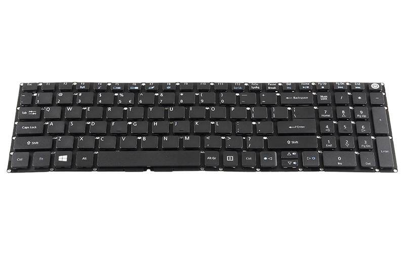 Acer PK131NX2A0 AEZAAR00110 Keyboard TravelMate P25 TravelMate TMP258 Aspire E5575743X and more ComputechSolutions Acer PK131NX2A0 / AEZAAR00110 keyboard for TravelMate P25, TravelMate TMP258, Aspire E5-575-743X, Aspire A515-51, N17C4 and more - front view