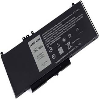 tnBATDL09401AFjpg ComputechSolutions Dell 6MT4T laptop battery for Latitude E5270 E5470 E5570 Precision 3510 – front view