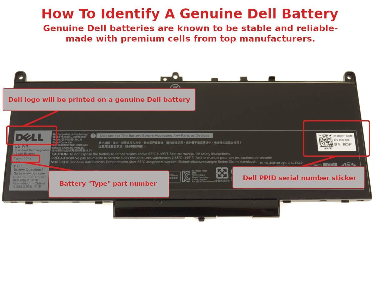 J60J5a1GRFX ComputechSolutions Dell J60J5 laptop battery for Latitude E7470, E7270 – view 4