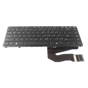 HP 731179-001 keyboard for ZBook 14 G2, ZBook 15u G2, EliteBook 740 G1, EliteBook 745 G2, EliteBook 750 G1 and EliteBook 755 G2 - front view