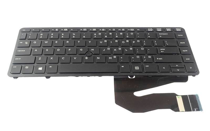 HP 731179001 Keyboard ZBook 14 G2 ZBook 15u G2 EliteBook 740 G1 EliteBook 745 G2 and more ComputechSolutions HP 731179-001 keyboard for ZBook 14 G2, ZBook 15u G2, EliteBook 740 G1, EliteBook 745 G2, EliteBook 750 G1 and EliteBook 755 G2 - front view