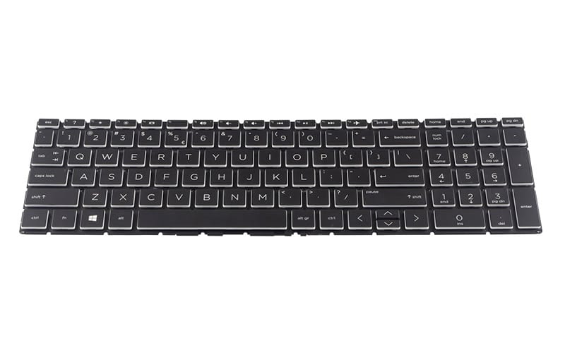 HP Keyboard 250 G7 255 G7 256 G7 17ca 17by and 15da ComputechSolutions HP keyboard for 250 G7, 255 G7, 256 G7, 17-ca, 17-by and 15-da - front view