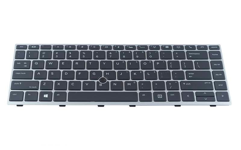 HP L14378001 L11307001 Keyboard EliteBook 840 G5 EliteBook 840 G6 EliteBook 745 G5 and more ComputechSolutions HP L14378-001 / L11307-001 keyboard for EliteBook 840 G5, EliteBook 840 G6, EliteBook 745 G5 and EliteBook 745 G6 - front view