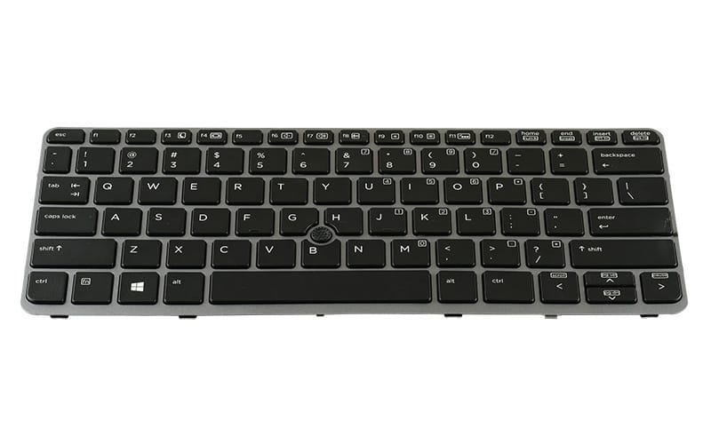 HP 776452001 Keyboard EliteBook 820 G1 and EliteBook 820 G2 ComputechSolutions HP 776452-001 keyboard for EliteBook 820 G1 and EliteBook 820 G2 - front view