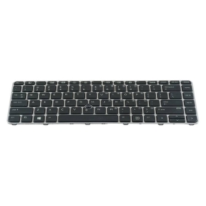 HP 836308B31 836308001 Keyboard EliteBook 840 G4 and EliteBook 840 G3 ComputechSolutions HP 836308-B31 / 836308-001 keyboard for EliteBook 840 G4 and EliteBook 840 G3 - front view