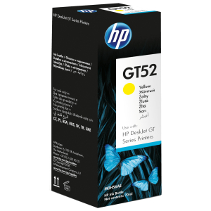 HP GT52 YELLOW ORIGINAL INK BOTTLE
