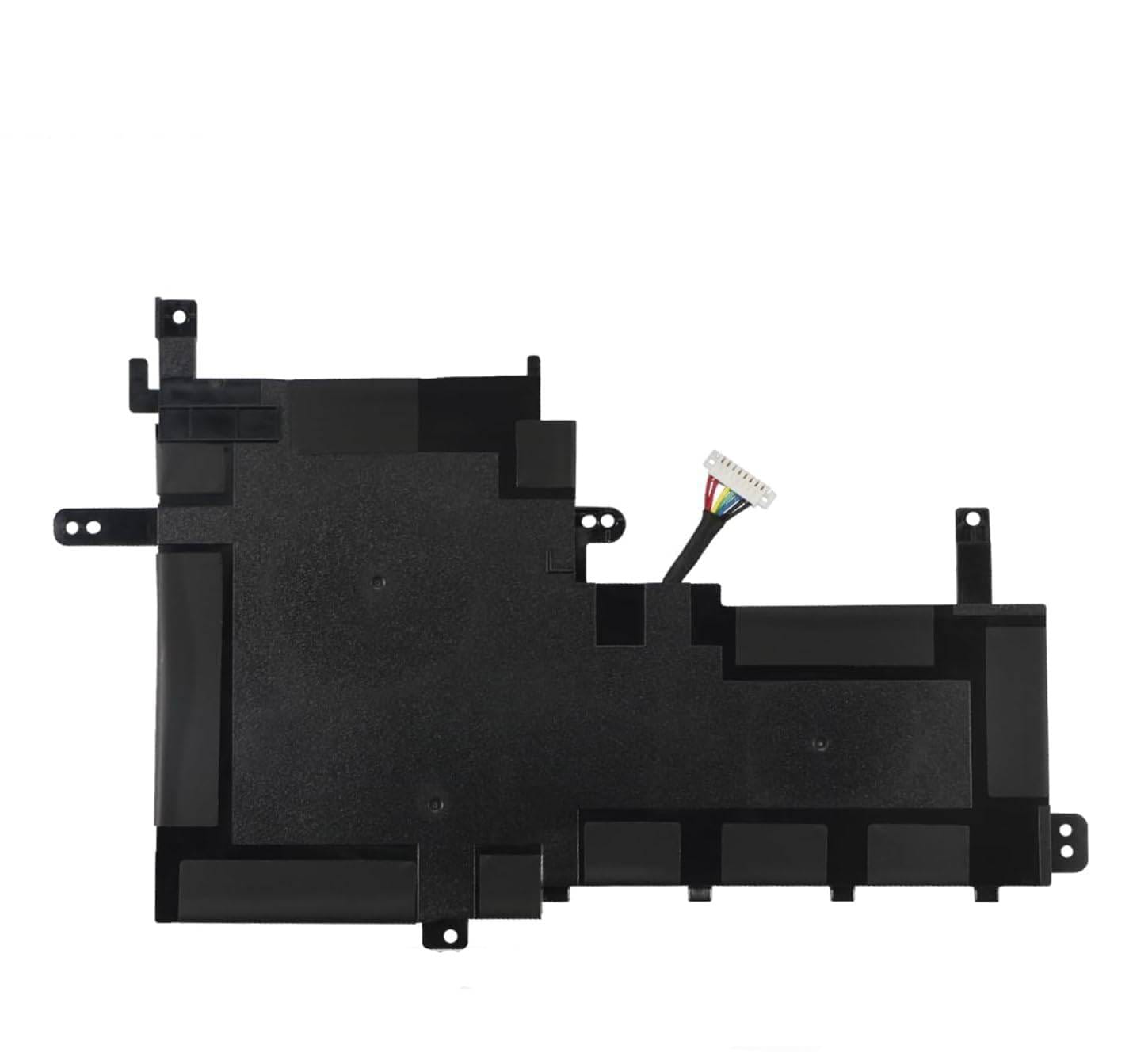 Version 100 ComputechSolutions B31N1842 replacement battery for Asus VivoBook S15 S531FA S531FL, angled view with connector cable