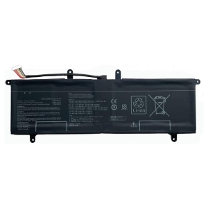 Version 100 ComputechSolutions C41N1901 Asus battery label showing model number and specifications, 14.8V 50Wh 4-Cell Li-Poly