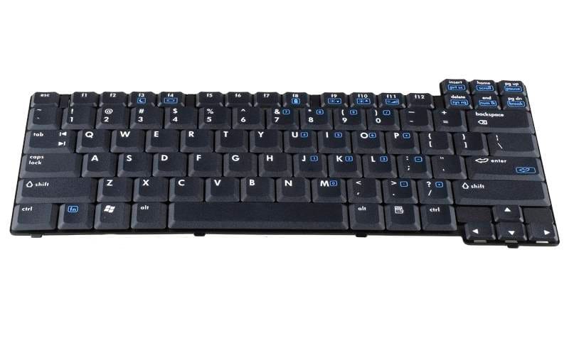 HP 359087001 NSKC6501 Keyboard NC8430 NC8230 NX8220 NX8410 NX8420 NW8240 and NW8440 ComputechSolutions HP 359087-001 / NSK-C6501 keyboard for NC8430, NC8230, NX8220, NX8410, NX8420, NW8240 and NW8440 - front view