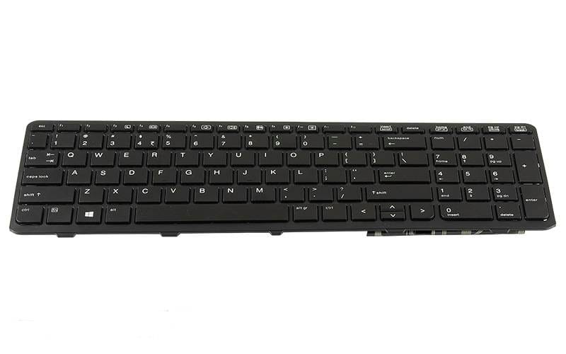 HP 733050D61 904ZA07L1H Keyboard ProBook 450 G1 ProBook 450 G0 ProBook 455 G1 ProBook 450 G2 and more ComputechSolutions HP 733050-D61 / 90.4ZA07.L1H keyboard for ProBook 450 G1, ProBook 450 G0, ProBook 455 G1, ProBook 450 G2, ProBook 455 G2, ProBook 470 G0 and more - front view