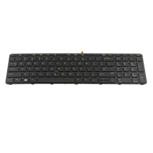 HP 841145-001 / 831023-001 keyboard for ProBook 450 G3, ProBook 450 G4 ProBook 450 G3, ProBook 455 G3, ProBook 470 G3, ProBook 650 G2 and more - front view