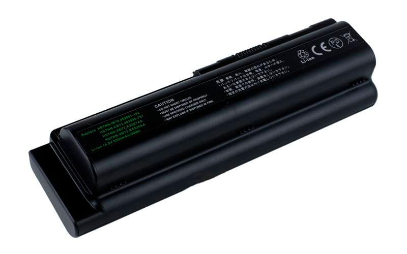 BATHP04202CF ComputechSolutions HP HSTNN-DB72 replacement battery for G50, G60, G61, G70, G71, Pavilion DV4/DV5/DV6 and Compaq Presario CQ40-CQ71 laptops - front view