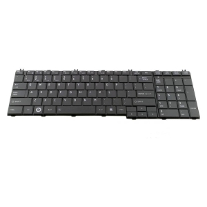 Toshiba NSK-TN0SV / PK130CK2A05 keyboard for Satellite C650, Satellite C650D, Satellite C655, Satellite C655D, Satellite L650, Satellite L655 and more - front view