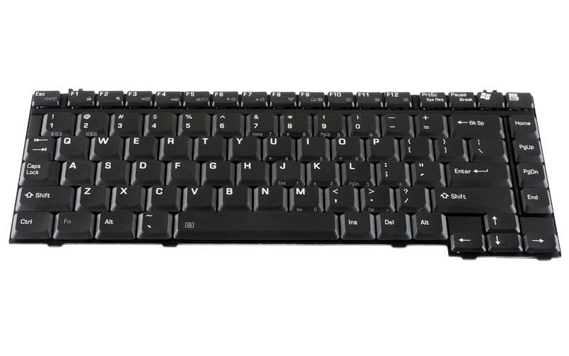 Toshiba V0522BIASUS Keyboard Satellite A10 Satellite A40 Satellite A45 Satellite A100 and more ComputechSolutions Toshiba V-0522BIAS-US keyboard for Satellite A10, Satellite A40, Satellite A45, Satellite A100, Satellite A105, Satellite A110 and more - front view