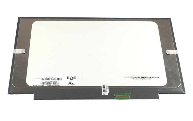 140 1366x768 Laptop LCD Screen 40Pin eDP NT140WHMT04 back view ComputechSolutions 14.0" 1366x768 laptop LCD screen with touch, 40-pin eDP connector, matte finish (NT140WHM-T04) - back view