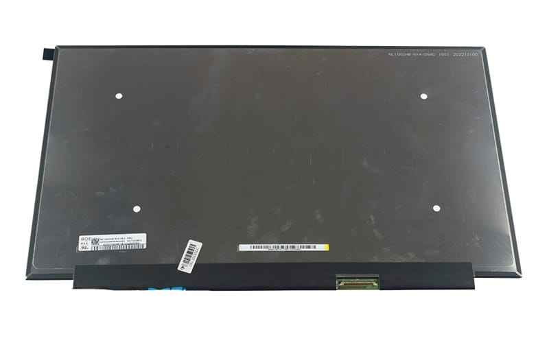156 QHD 2560x1440 Laptop LCD Screen 40Pin eDP NE156QHMNY4 back view ComputechSolutions 15.6" QHD 2560x1440 IPS laptop LCD screen, 40-pin eDP connector, matte finish (NE156QHM-NY4) - back view