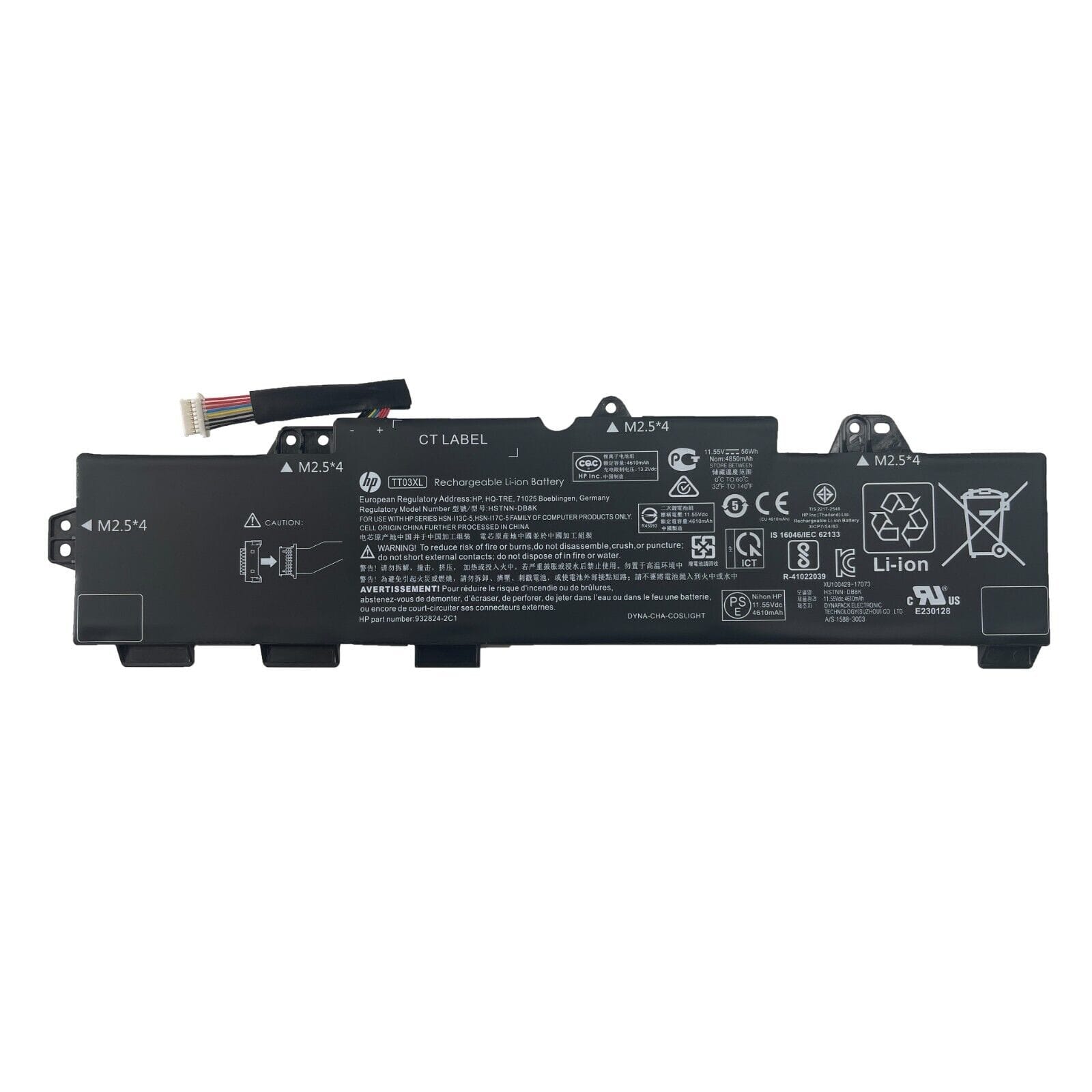 BATHP850G5F ComputechSolutions Original HP laptop battery - genuine OEM battery for HP EliteBook, ProBook, Pavilion and Envy models