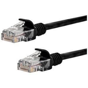 Gizzu Cat6 UTP Fly Lead Ethernet Network Cable 20cm - Black
