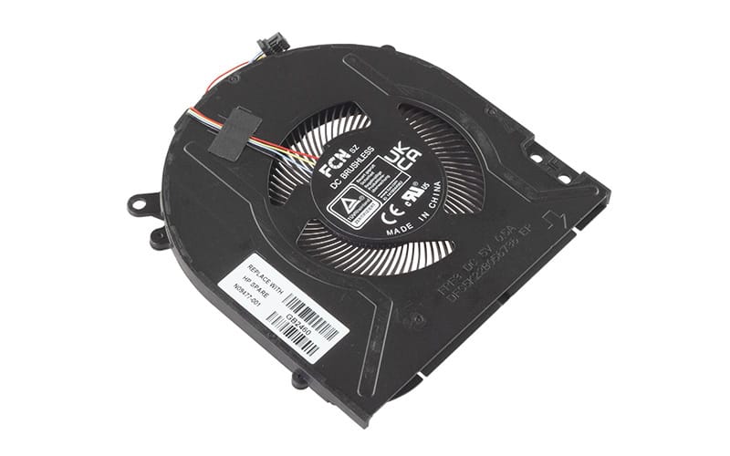 HP M45024001 CPU Fan Pavilion x360 14DY1007CA Pavilion x360 14MDY0097NR and more ComputechSolutions HP M45024-001 CPU fan for Pavilion x360 14-DY1007CA, Pavilion x360 14M-DY0097NR, Pavilion x360 14-DY0097NR and more - front view