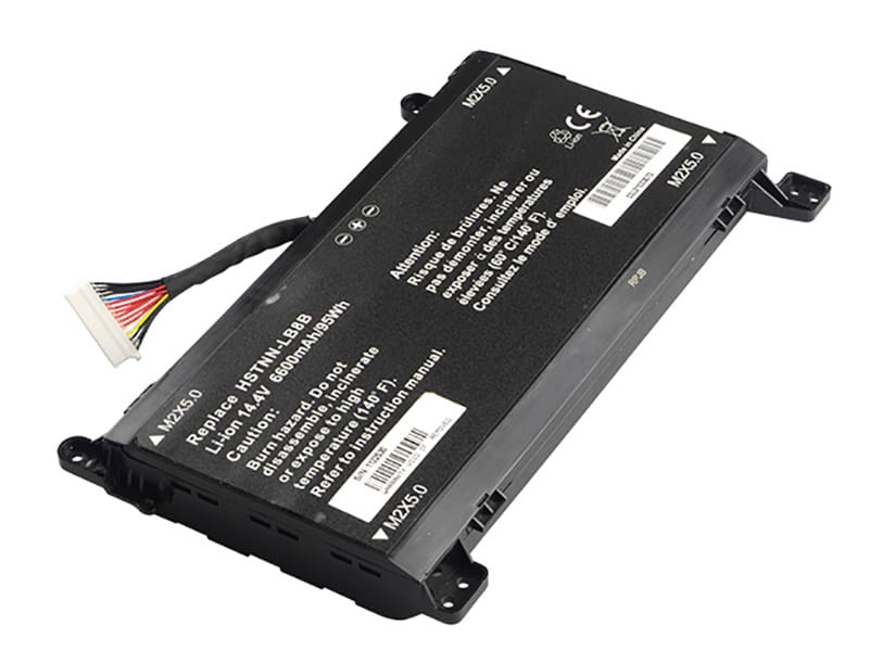 BATHP12701AF ComputechSolutions HP FM08 16-pin replacement battery for OMEN 17-an013TX and 17-an014TX laptops - front view