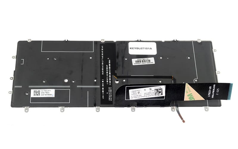 Dell 06Y7DJ Keyboard XPS 13 9370 XPS 13 9380 and XPS 13 7390 back view ComputechSolutions Dell 06Y7DJ keyboard for XPS 13 9370, XPS 13 9380 and XPS 13 7390 - back view