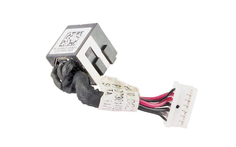 Dell 0G9PG3 G9PG3 DC Jack Latitude E6320 back view ComputechSolutions Dell 0G9PG3 / G9PG3 DC jack for Latitude E6320 - back view