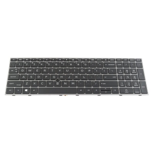HP Keyboard ZBook Fury 15 G7 Mobile Workstation ZBook Fury 15 G8 Mobile Workstation ComputechSolutions HP keyboard for ZBook Fury 15 G7 Mobile Workstation ZBook Fury 15 G8 Mobile Workstation - front view