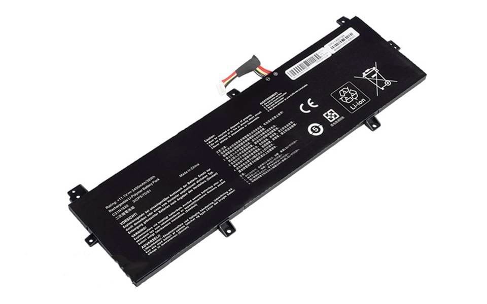 BATAS13201AF ComputechSolutions C31N1620 Asus battery label showing model number and specifications, 11.1V 39Wh 3-Cell Li-Poly