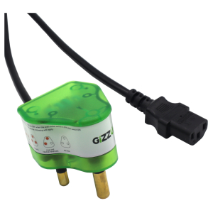 Gizzu Surge Protector 10A Kettle Plug Cable 1.5M