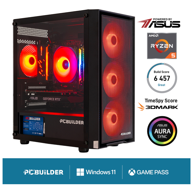 PCBuilder Ryzen 5 5600XT SENTINEL Windows 11 Gaming PC - Computech ...